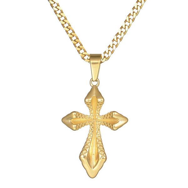 pendant necklaces elsemode vintage gold color titanium stainless steel cross necklace for women christmas day gifts religious jewelry, Silver
pendant necklaces elsemode vintage gold color titanium stainless steel cross necklace for women christmas day gifts religious jewelry, Silver