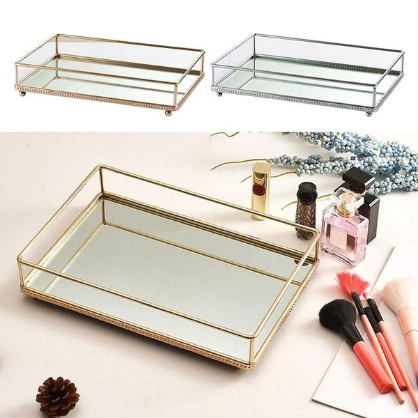 nordic retro storage tray gold rectangle glass makeup organizer tray dessert plate jewelry display storage box
nordic retro storage tray gold rectangle glass makeup organizer tray dessert plate jewelry display storage box