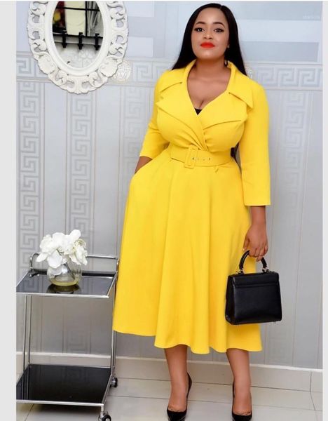 autumn elegent women v-neck yellow gray plus size knee-length dress woman dresses for casual, Black;gray
autumn elegent women v-neck yellow gray plus size knee-length dress woman dresses for casual, Black;gray