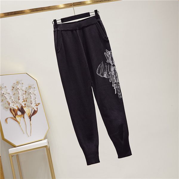 fashion black knitted tracksuit outfits women manual sequins sweater long pants two piece set loose casual knit suit 2pc female 6a23, Blue
fashion black knitted tracksuit outfits women manual sequins sweater long pants two piece set loose casual knit suit 2pc female 6a23, Blue