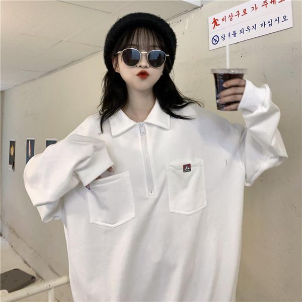 women's hoodies & sweatshirts no hat women cartoon-bear embroidery turn-down collar spring thin kawaii loose female sweatshirt preppy-s, Black
women's hoodies & sweatshirts no hat women cartoon-bear embroidery turn-down collar spring thin kawaii loose female sweatshirt preppy-s, Black
