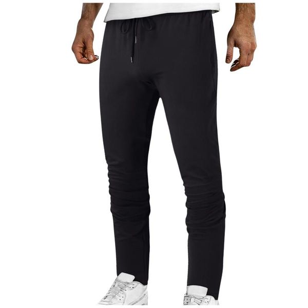 men's pants jogging men solid cotton sweatpants casual pocket mid-waist trackpants bodybuilding trouser slim fit bottoms, Black
men's pants jogging men solid cotton sweatpants casual pocket mid-waist trackpants bodybuilding trouser slim fit bottoms, Black