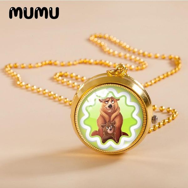 pendant necklaces 2021 brother bear pocket watch necklace funny gold color vintage glass dome jewelry gifts, Silver
pendant necklaces 2021 brother bear pocket watch necklace funny gold color vintage glass dome jewelry gifts, Silver