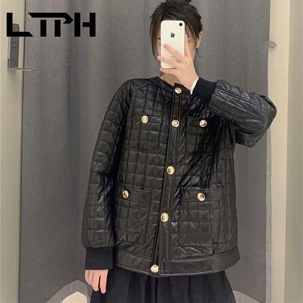 women's leather & faux ltph women pu jacket chic long sleeve black coat single breasted thicken warm parkas outerwear 2021 autumn winte
women's leather & faux ltph women pu jacket chic long sleeve black coat single breasted thicken warm parkas outerwear 2021 autumn winte