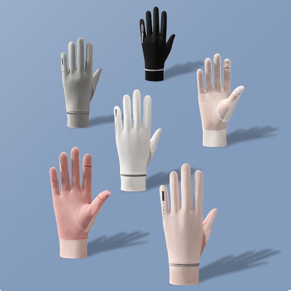 five fingers gloves women summer ladies anti-uv sunscreen silk thin mesh breathable can be opened fingertip driving, Blue;gray
five fingers gloves women summer ladies anti-uv sunscreen silk thin mesh breathable can be opened fingertip driving, Blue;gray