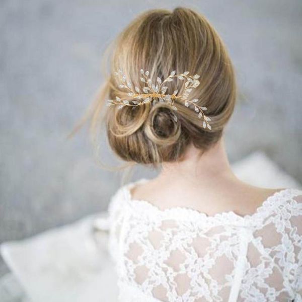 hair clips & barrettes wedding bridal combs crystal headpiece vine leaves accessories for women girls simple decoration prom dialy gifts, Golden;silver
hair clips & barrettes wedding bridal combs crystal headpiece vine leaves accessories for women girls simple decoration prom dialy gifts, Golden;silver