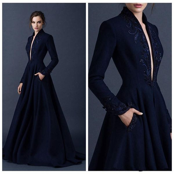 casual dresses 2021 navy blue embroidery satin for wedding vestido noiva praia casamento long v-neck evening fromal prom gowns, Black;gray
casual dresses 2021 navy blue embroidery satin for wedding vestido noiva praia casamento long v-neck evening fromal prom gowns, Black;gray