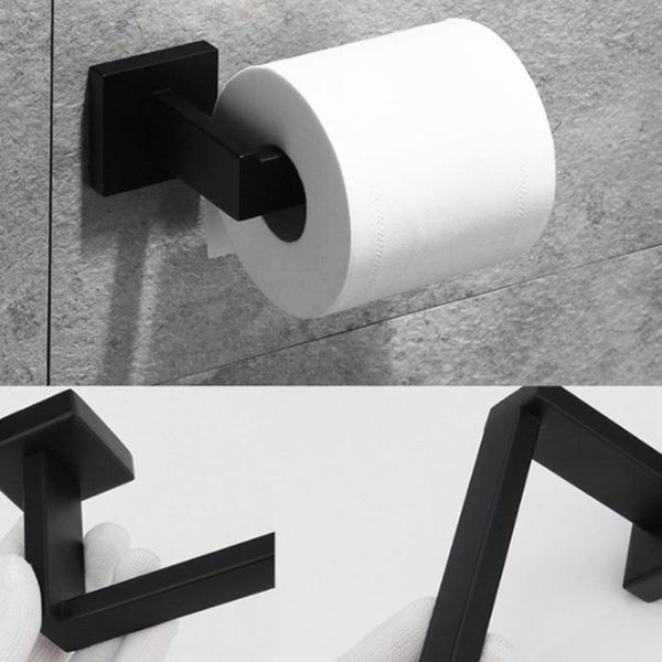 bath accessory set bathroom hardware black tissue paper holder robe hook towel rail bar rack accessories wall mount
bath accessory set bathroom hardware black tissue paper holder robe hook towel rail bar rack accessories wall mount