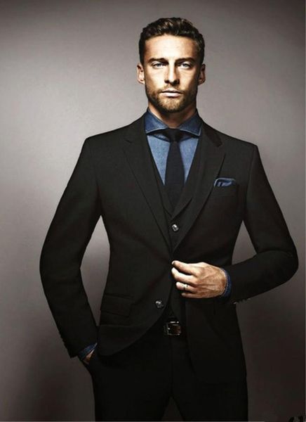 men's suits & blazers custom made black 3 piece suit jacket family wedding (jacket+pants+vest), White;black
men's suits & blazers custom made black 3 piece suit jacket family wedding (jacket+pants+vest), White;black