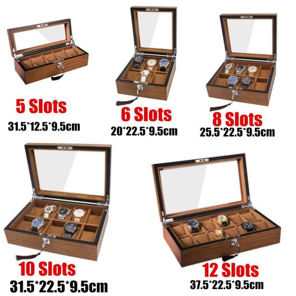 watch boxes & cases 5/6/8/10/12 grids retro wooden display box holder jewelry collection storage organizer casket, Black;blue
watch boxes & cases 5/6/8/10/12 grids retro wooden display box holder jewelry collection storage organizer casket, Black;blue