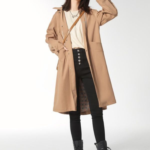 women's trench coats women hooded coat 2021 autumn fashion and jackets fall outwear, Tan;black
women's trench coats women hooded coat 2021 autumn fashion and jackets fall outwear, Tan;black