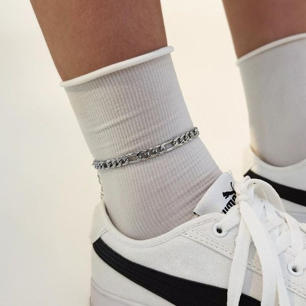 anklets punk aluminum chain fashion for women jewelry golden silver color casual hiphop cuban miami beach party gift, Red;blue
anklets punk aluminum chain fashion for women jewelry golden silver color casual hiphop cuban miami beach party gift, Red;blue