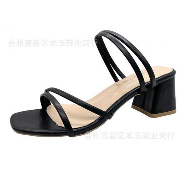new women's sandals fashion high-heeled single drag dual-use simple lightweight and comfortable all-match casual sandals women, Black
new women's sandals fashion high-heeled single drag dual-use simple lightweight and comfortable all-match casual sandals women, Black