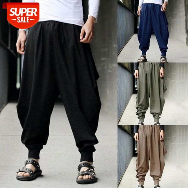 m-5xl vintage solid color loose sports harem pants wide leg elastic band long trousers #8n6x, Black
m-5xl vintage solid color loose sports harem pants wide leg elastic band long trousers #8n6x, Black