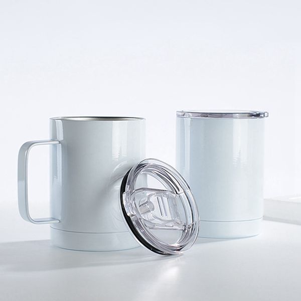 heat sublimation stainless steel tumblers with handle short fat 12oz diy blank white cup with lid by sea lla888
heat sublimation stainless steel tumblers with handle short fat 12oz diy blank white cup with lid by sea lla888