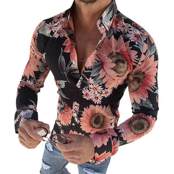 2021 casual mode flower printed shirts handcuff men's es of the hawaiian family lapel botton down slim fit masculine blusa streetwear o, White;black
2021 casual mode flower printed shirts handcuff men's es of the hawaiian family lapel botton down slim fit masculine blusa streetwear o, White;black