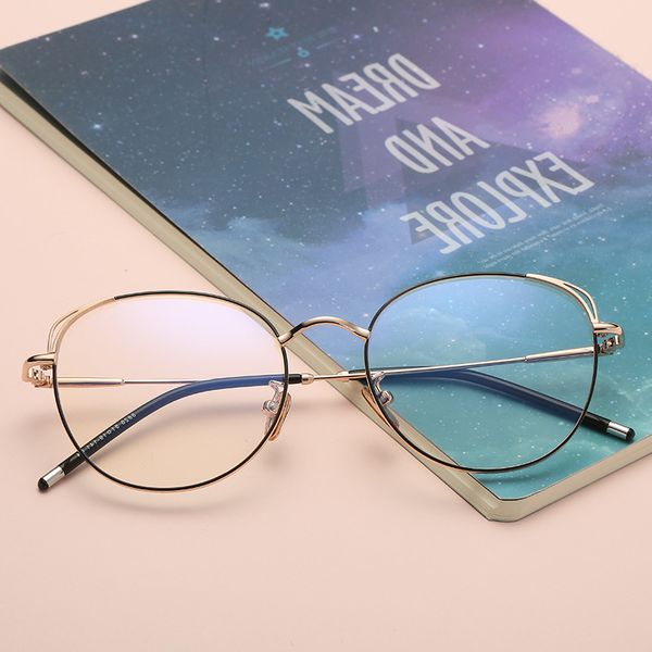 fashionable cat's ear, lovely eyeglass metal flat lens, small fresh art glasses frame, suitable for short-sighted women, White;black
fashionable cat's ear, lovely eyeglass metal flat lens, small fresh art glasses frame, suitable for short-sighted women, White;black