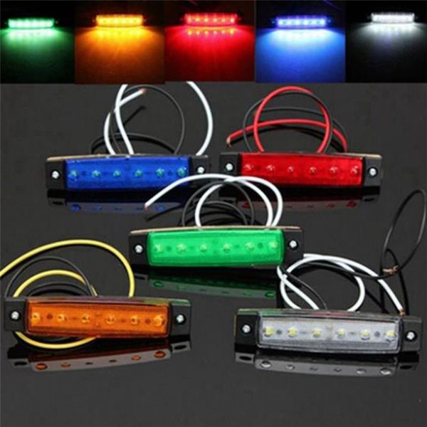 1pc dc 24v 6 led car side marker indicators lights truck trailer bus accessories
1pc dc 24v 6 led car side marker indicators lights truck trailer bus accessories