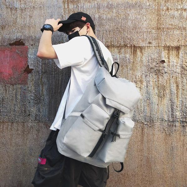 backpack fashion large capacity cloth trend travel bag youth students men street cool gray
backpack fashion large capacity cloth trend travel bag youth students men street cool gray