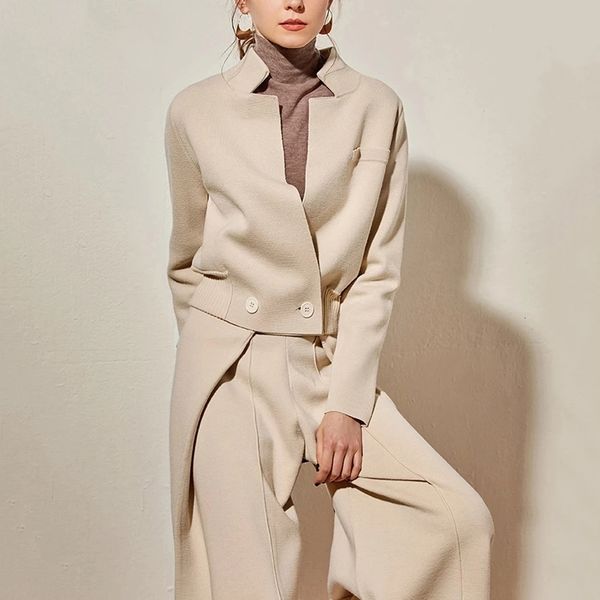 fashion 2021 autumn new elegant women's casual 2 two-piece suit knitted + wide leg trousers party sweate 8gy8, Gray
fashion 2021 autumn new elegant women's casual 2 two-piece suit knitted + wide leg trousers party sweate 8gy8, Gray