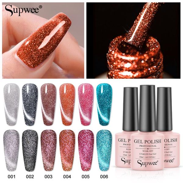 nail gel supwee disco reflective cat eye polish auroras effect magnetic glitter sequins soak off uv for nails art design, Red;pink
nail gel supwee disco reflective cat eye polish auroras effect magnetic glitter sequins soak off uv for nails art design, Red;pink