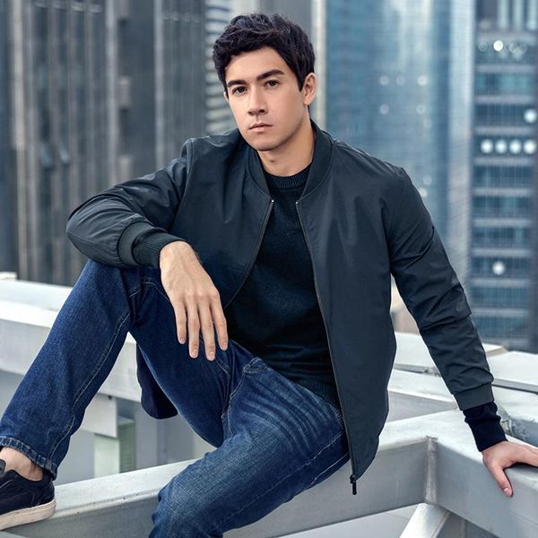 men's jackets brand 2021 jacket casual bomber slim solid men spring autumn male outerwear mandarin collar clothing, Black;brown
men's jackets brand 2021 jacket casual bomber slim solid men spring autumn male outerwear mandarin collar clothing, Black;brown