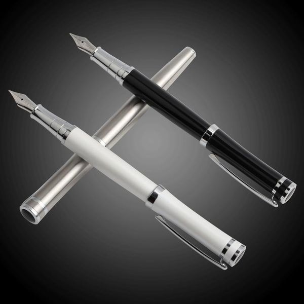 1pcs luxury fountain pen baoer ink pen metal silver medium nib fountain pens for school office writing supplie
1pcs luxury fountain pen baoer ink pen metal silver medium nib fountain pens for school office writing supplie