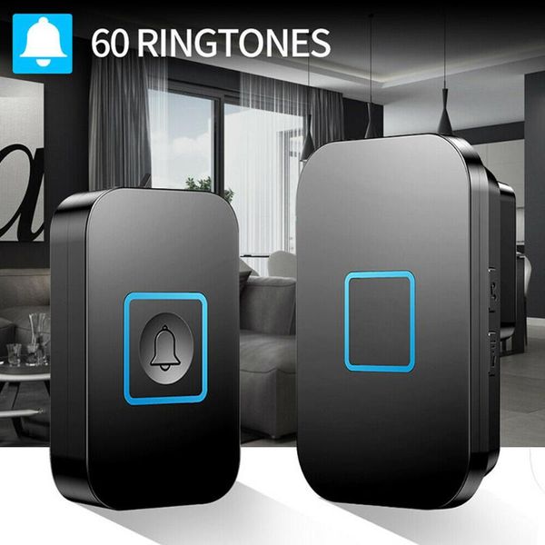 wireless waterproof doorbell home security welcome smart doorbell 300m long distance 60 songs home intelligent door chimes 
wireless waterproof doorbell home security welcome smart doorbell 300m long distance 60 songs home intelligent door chimes