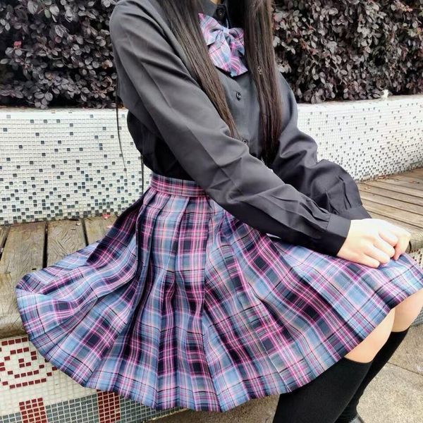clothing sets women's large size japanese jk uniform plaid skirt maiden suit shirt college style pleated short cosplay, White
clothing sets women's large size japanese jk uniform plaid skirt maiden suit shirt college style pleated short cosplay, White