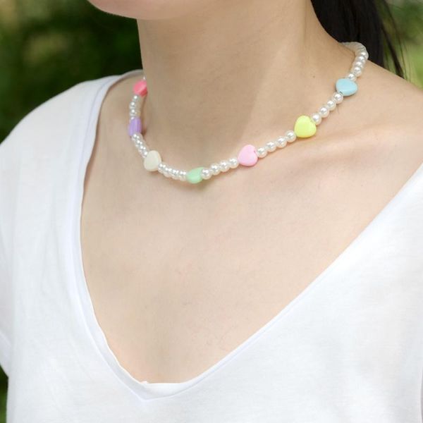 chokers 2021 est bohemian imitation pearl necklace for women cute multicolor flower fruit clay beads choker fashion jewelry, Golden;silver
chokers 2021 est bohemian imitation pearl necklace for women cute multicolor flower fruit clay beads choker fashion jewelry, Golden;silver