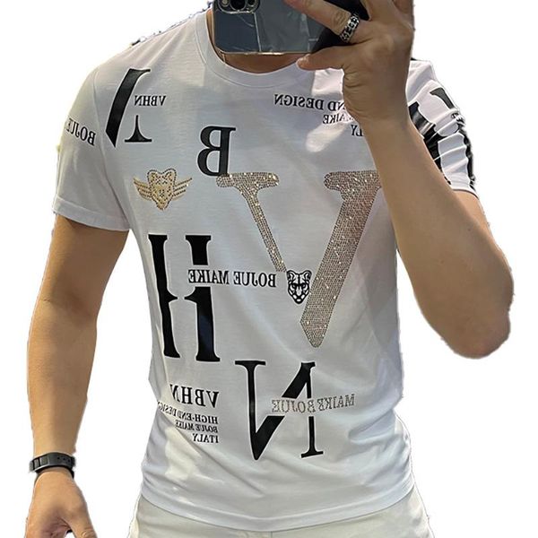 men's t-shirts 2021 summer men cotton t-shirt the english pattern print drill half sleeves slim fit for male, White;black
men's t-shirts 2021 summer men cotton t-shirt the english pattern print drill half sleeves slim fit for male, White;black
