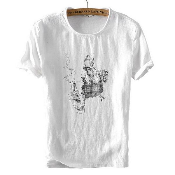 2021 new novo design algodo e linho camisa da marca vero t-shirt branco dos homens casual em torno do pescoo camisas de t znz1, White
2021 new novo design algodo e linho camisa da marca vero t-shirt branco dos homens casual em torno do pescoo camisas de t znz1, White