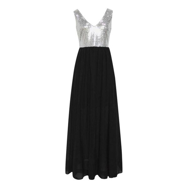 casual dresses ladies sequined deep v-neck patchwork tank dress robe longue femme sleeveless high waist long vestidos largos, Black;gray
casual dresses ladies sequined deep v-neck patchwork tank dress robe longue femme sleeveless high waist long vestidos largos, Black;gray