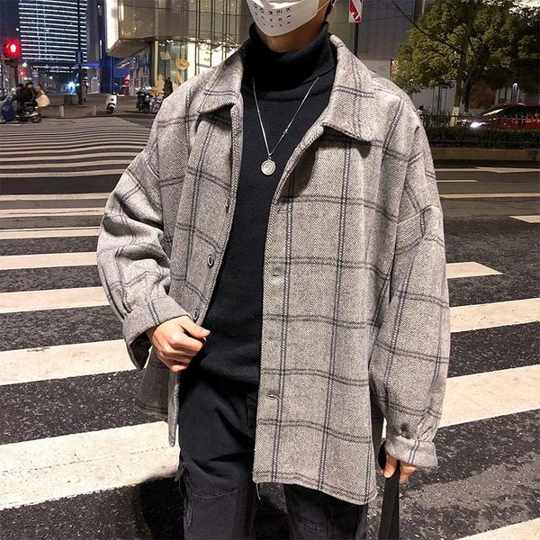 men's jackets woolen jacket streetwear men clothing harajuku vintage for m-2xl 2021 arrivals, Black;brown
men's jackets woolen jacket streetwear men clothing harajuku vintage for m-2xl 2021 arrivals, Black;brown