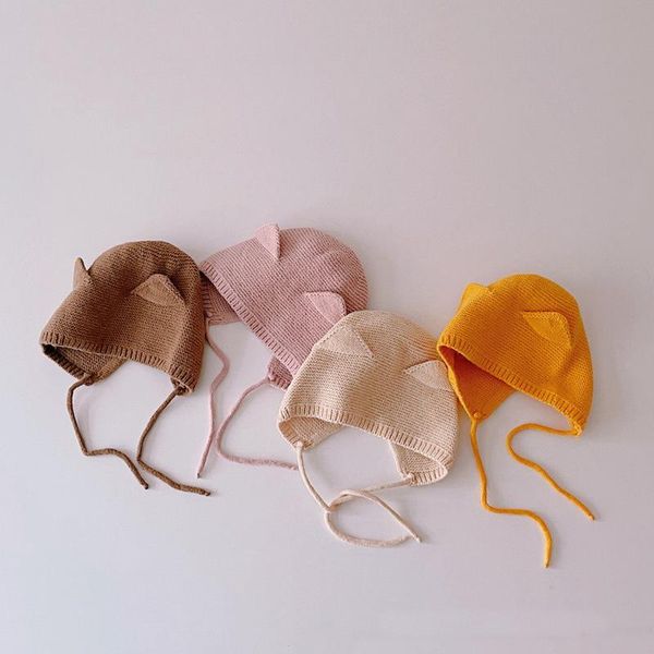 caps & hats born girl boy bonnet solid color ear crochet baby knitting autumn winter warm strap toddler beanies protection cap, Yellow
caps & hats born girl boy bonnet solid color ear crochet baby knitting autumn winter warm strap toddler beanies protection cap, Yellow