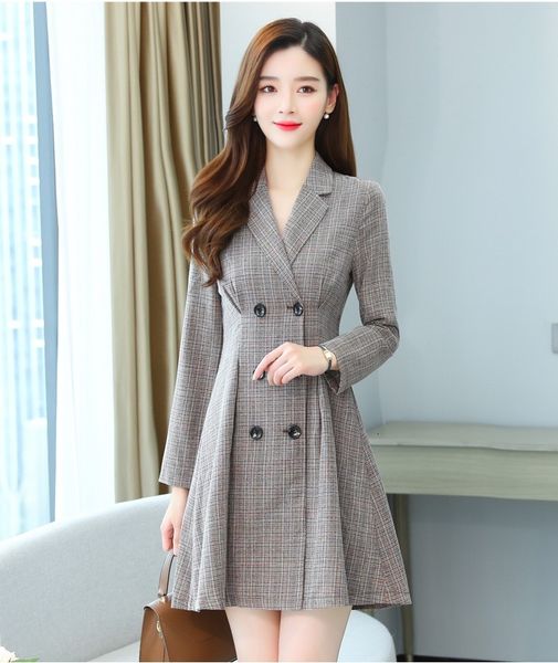 autumn and female winter new french design skirt double breasted temperament ladies black waist plaid suit women 7u2i, Black;gray
autumn and female winter new french design skirt double breasted temperament ladies black waist plaid suit women 7u2i, Black;gray