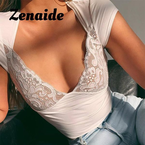 women's t-shirt zenaide y2k crop low v lace white sheath summer clothes ribbed knit solid mesh short sleeve women t shirt
women's t-shirt zenaide y2k crop low v lace white sheath summer clothes ribbed knit solid mesh short sleeve women t shirt
