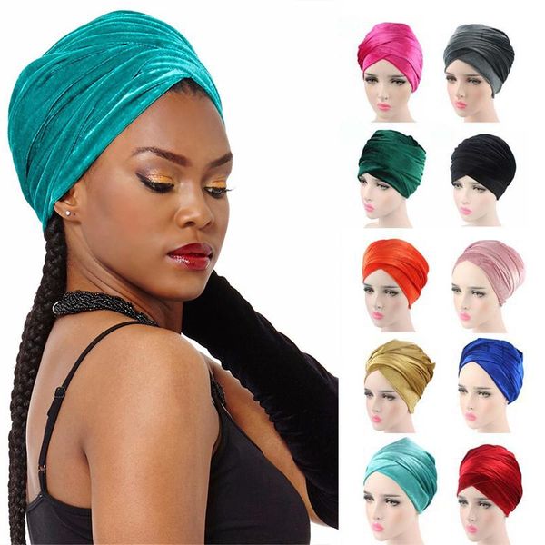 ethnic clothing african turbans women auto gele velvet headscarf long tail wrap head hat 2022 fashion dashiki headtie headwrap hijab, Red
ethnic clothing african turbans women auto gele velvet headscarf long tail wrap head hat 2022 fashion dashiki headtie headwrap hijab, Red