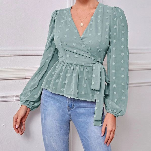 2021 new spring v neck wrap women long sleeve casual office female solid ruffles pink blouses elegant lace up work h36b, White
2021 new spring v neck wrap women long sleeve casual office female solid ruffles pink blouses elegant lace up work h36b, White