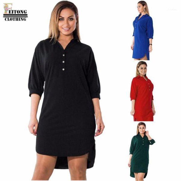 2021 white women summer three quarter sleeve v-neck shirt casual long blouse l-6xl1
2021 white women summer three quarter sleeve v-neck shirt casual long blouse l-6xl1