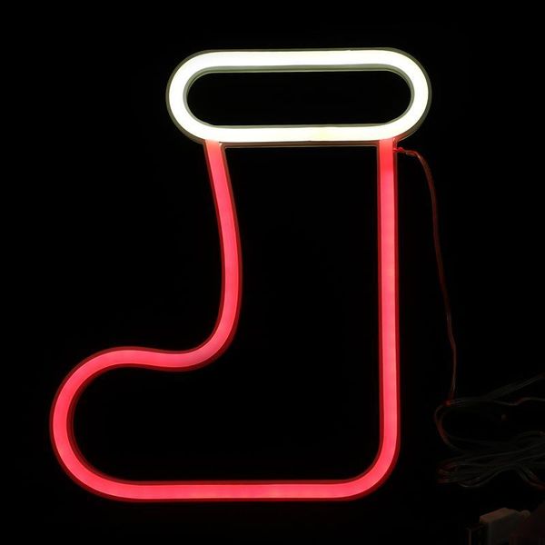 night lights creative xmas stocking neon sign led modeling light without battery
night lights creative xmas stocking neon sign led modeling light without battery