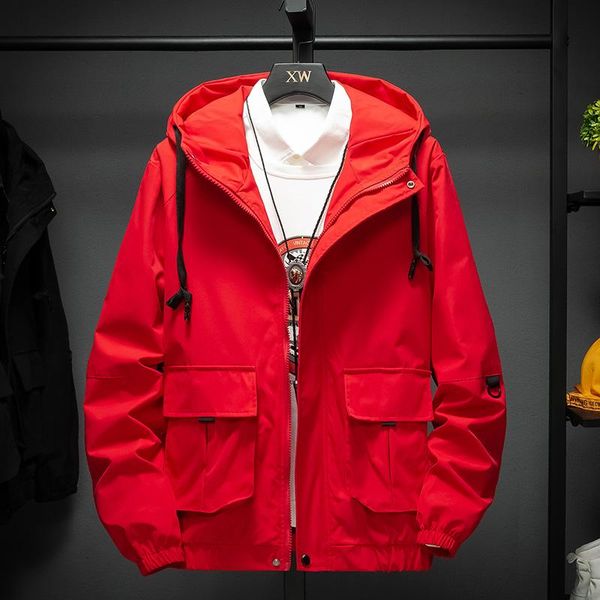 2021 spring men hooded thin jacket big pocket solid windbreaker jacket men streetwear korean clothes overalls coat, Black;brown
2021 spring men hooded thin jacket big pocket solid windbreaker jacket men streetwear korean clothes overalls coat, Black;brown