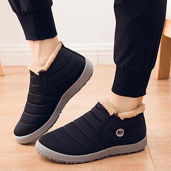 boots women winter ankle warm shoes couple snow fur inside keep waterproof casual lady plus size, Black
boots women winter ankle warm shoes couple snow fur inside keep waterproof casual lady plus size, Black