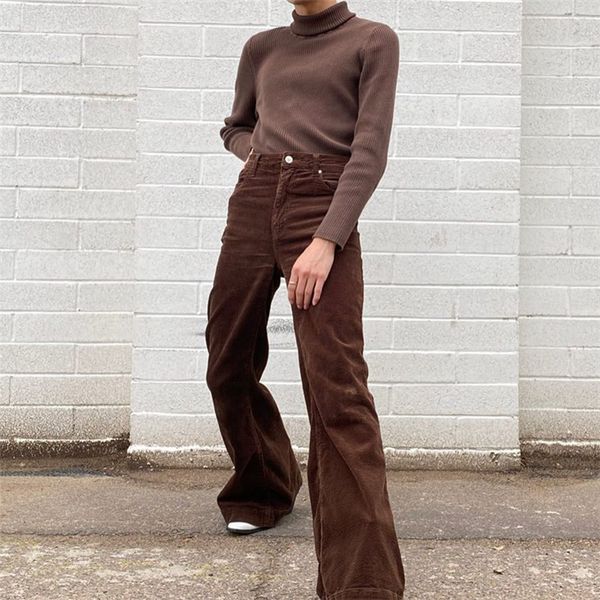 autumn khaki brwon corduroy flared pants women vintage high waisted long trousers fashion y2k streetwear joggers 2021, Black;white
autumn khaki brwon corduroy flared pants women vintage high waisted long trousers fashion y2k streetwear joggers 2021, Black;white