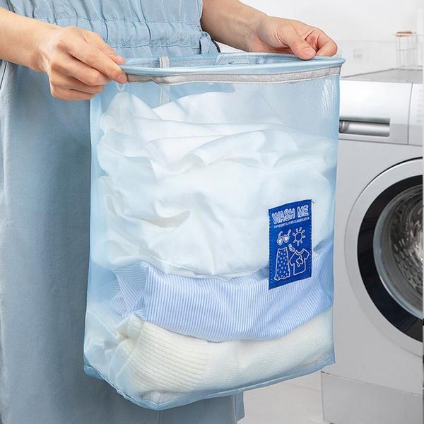 laundry bags 3kg bearing punching basket wall hanging clothe storage organizer nylon mesh bathroom holder
laundry bags 3kg bearing punching basket wall hanging clothe storage organizer nylon mesh bathroom holder