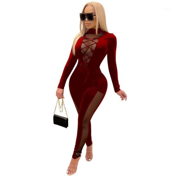 sheer mesh patchwork body jumpsuit women bandage deep v neck backless pencil pants bodycon club party overalls women's jumpsuits & romp, Black;white
sheer mesh patchwork body jumpsuit women bandage deep v neck backless pencil pants bodycon club party overalls women's jumpsuits & romp, Black;white