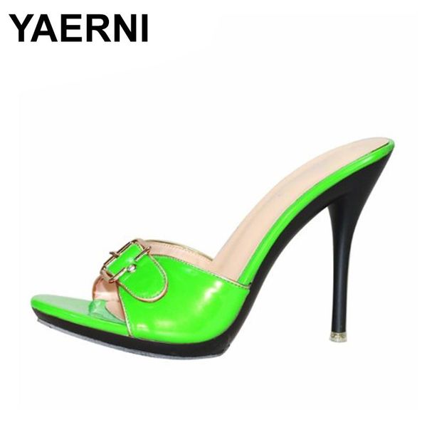 slippers yaerni candy color women shoes patent leather high heel 10.5cm pointed toe sandals women2021female wedding, Black
slippers yaerni candy color women shoes patent leather high heel 10.5cm pointed toe sandals women2021female wedding, Black