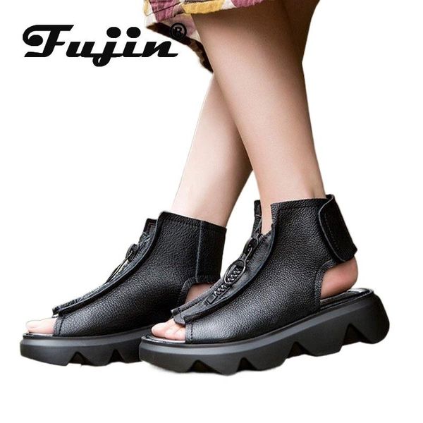 sandals fujin women platform shoes summer leather zipper chunky sports vintage retro, Black
sandals fujin women platform shoes summer leather zipper chunky sports vintage retro, Black