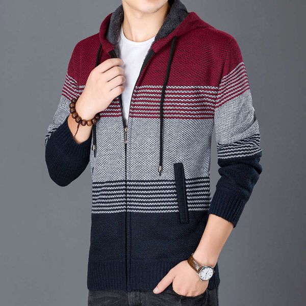 cardigan zipper autumn and winter thickened plush collar loose warm sweater coat men's wear, White;black
cardigan zipper autumn and winter thickened plush collar loose warm sweater coat men's wear, White;black