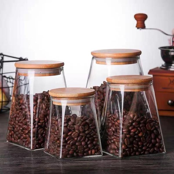 storage bottles & jars irregular square glass sealed tank kitchen food trapezoidal tea coffee bean
storage bottles & jars irregular square glass sealed tank kitchen food trapezoidal tea coffee bean